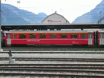 RhB - Personenwagen 1 Kl. A 1245 in Landquart am 17.09.2011