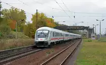 Ein unbekannter IC, welchen 101 012 schob, fuhr am 25.10.11 durch Schkopau Richtung Wei�enfels. Es k�nnte der IC 2356 sein, dieser wird im RIS aber nicht aufgef�hrt.