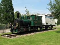 1. Feldschl�sschen-Lok E 2/2 Baujahr 1907. Standort Brauerei Feldschl�sschen Rheinfelden, Aargau. Juni 2005