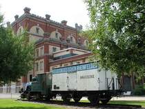 1. Feldschl�sschen-Lok E 2/2 Baujahr 1907.Standort Brauerei Feldschl�sschen Rheinfelden,Aargau. Juni 2005