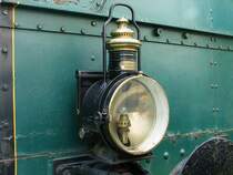 Lampe der 1. Feldschl�sschen-Lok E 2/2 von 1907. Standort Brauerei Feldschl�sschen Rheinfelden, Aargau. Juni 2005