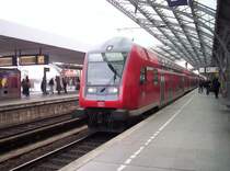Der RE 1 auf dem Weg nach Aachen Hbf in K�ln. 10.04.2006
