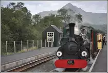Bereit zur R�ckfahrt nach Porthmadog in Pont Croesor. (14.08.2011)
