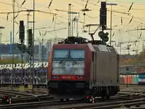 185 592-3 rangiert am 05.11.2011 in Aachen West.