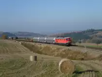 232 426-7 bei der Durchfahrt in Ruppertsgr�n/V. am 08.11.11.