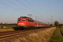 110 402-5 mit einem RE 4 Verst�rker in Kleinenbroich am 24.10.2011