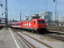 185 604 am 24.09.11 mit nem Wiesnsonderzug in M�nchen Hbf