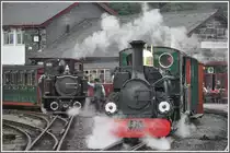 Es dampft m�chtig in Porthmadog. (14.08.2011)