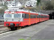 BM 69 050 f�hrt am 29.10.2011 in Arna aus Richtung Voss ein.