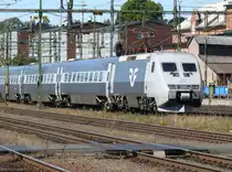 N�ssj� am 26.07.2008, ein X2000 auf dem Weg nach Stockholm