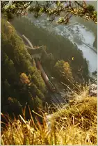 Morgenstimmung am Semmering - 1142 704 f�hrt mit IC 553 von Wien Meidling nach Graz Hbf. 
Krausel Tunnel Breitenstein 19.11.2011