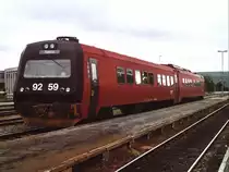 92.59, 92.09 auf Bahnhof R�ros am 7-7-2000. Bild und scan: Date Jan de Vries.