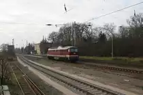 20.11.2011. 232 004-2 der LEG in Passow von Angerm�nde kommend.