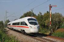 Ein ICE-T nach Wien am 28.09.2011 in Pleinting