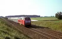 218 005  bei Crailsheim  09.09.92