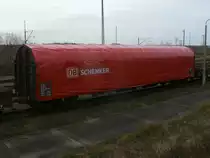 Am 26.November 2011 konnte ich in Mukran diesen Schiebeplanwagen Bauart Rilns fotografieren.
