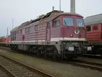 Die noch zum Bestand vom Bh Dresden Friedrichstadt z�hlende 232 218,am 03.Dezember 2011,in Mukran.