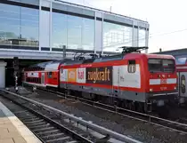 wegen Bauarbeiten in Genshagener Heide verkehrt der RE-EX nach Magdeburg derzeit �ber die Berliner Stadtbahn ,hier am 29.11.2011 in Berlin Ostkreuz
