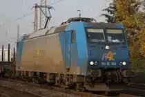 Rail4Chem 185-CL 004 am 8.11.11 bei der Durchfahrt durch Ratingen-Lintorf.
Gru� an den Tf!