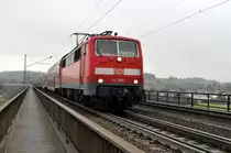 111 205-1 in Regensburg-Pr�fening (01.12.2011)