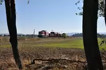 112 708 mit Fotog�terzug am 16.10.2011 bei Petriroda