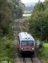�BB 5047 085-5 als R 5961 Simbach - Neumarkt, Innviertelbahn KBS 151 Neumarkt-Kallham - Braunau - Simbach, fotografiert bei Birnsteig am 05.10.2011