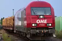 Ausfahrt des Zuges mit der Lok ,,Herkules  nach Pasewalk. - 11.08.2010