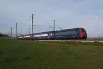 Re 450 080-7 verl�sst am 26.11.11 an der Spitze einer S 5 Bubikon in Richtung R�ti.