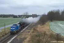 204 005 und 35 1019 am 10.12.2011 in Uhsmannsdorf