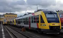 HLB VT 275, VT 285 und VT 279 sowie VT 286 am 10.12.11 in Fulda 
