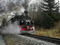 99 1568-7 am 03.12.2011 kurz hinter Schmalzgrube auf dem Weg nach J�hstadt
