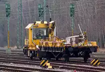 Ein GAF mit Anh�nger der  Bahnbau Gruppe, abgestellt am 11.12.2011 in Betzdorf/Sieg.
