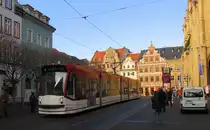 EVAG 652 als Linie 6 (Rieth - Steigerstra�e) auf dem Fischmarkt in Erfurt; 30.11.2011