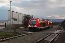 641 028 bei der Einfahrt in Emleben. 10.12.2011.