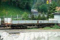 WB - Rkm 312 am 08.05.1993 in Liestal - Niederbordwagen - SIG - Baujahr 1900 - Gewicht 6,78t - Zuladung 6,50t - L�P 10,80m - zul�ssige Geschwindigkeit km/h 55 - �=27.02.1979. Hinweis: Anschrift R 312
