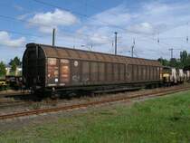 Schiebewandwagen Habbins,am 18.Juli 2011,in Bergen/R�gen.