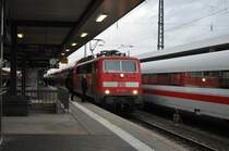 N�rnberg am 17.12. steht zur Abfahrt bereit RE nach M�nchen.