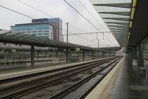 Bahnsteig 2 und 1 in Antwerpen Centraal; 23.11.2011