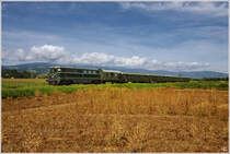 Diesellok 2050 04 f�hrt mit Sonderzug 19815 von Leoben nach Lavam�nd. St. Andr� 10.08.2008