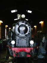 Lok 5 Regenwalde in der Werkstatt des Bahnhofs Schierwaldenrath
Ostersonntag 2006
