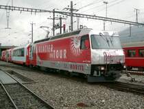 Tag der offenen T�r in der HW Landquart.Schnupperfahrten nach Malans und retour mit den neuen Glacier Express Wagen.29.04.06