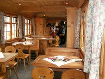 Innenaufnahme des Wagens  Stiva Retica (B�ndner Stube)Landquart 29.04.06