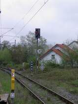 Ausfahrsignal aus Gleis 2 Ri Freiburg