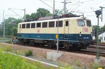 E-Lok 140 429 Reichenbach /Vogtland -  abgestellt auf Abstellgleis
Sommer 2002