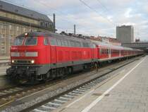 Am 29.12.2011 wartete 218 488-5 im M�nchner HBF auf die weiterfahrt nach Memmingen.
