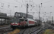 115 509  80 Jahre DB Autozug  am 31.12.2011 in K�ln Deutz.