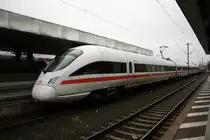 ICE-T (BR 411), verl�sst Hannover HBF am 31.12.2011.