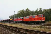 2143 35 und 037 sind am 2.11.2011 noch beim Verschub in AB Meidling im Thal/Paudorf t�tig und werden in K�rze die Fahrt Richtung Statzendorf als Nebenfahrt 72107 antreten.