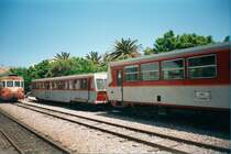 Schmalspurbahn auf der Insel Korsika - Calvi-Bastia
Mai 1999  (Tochterunternehmen der SNCF)
