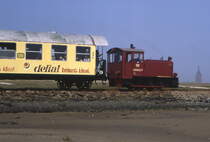 329 503 verlässt den Anleger Wangerooge in Richtung Stadt, 20.05.1989.